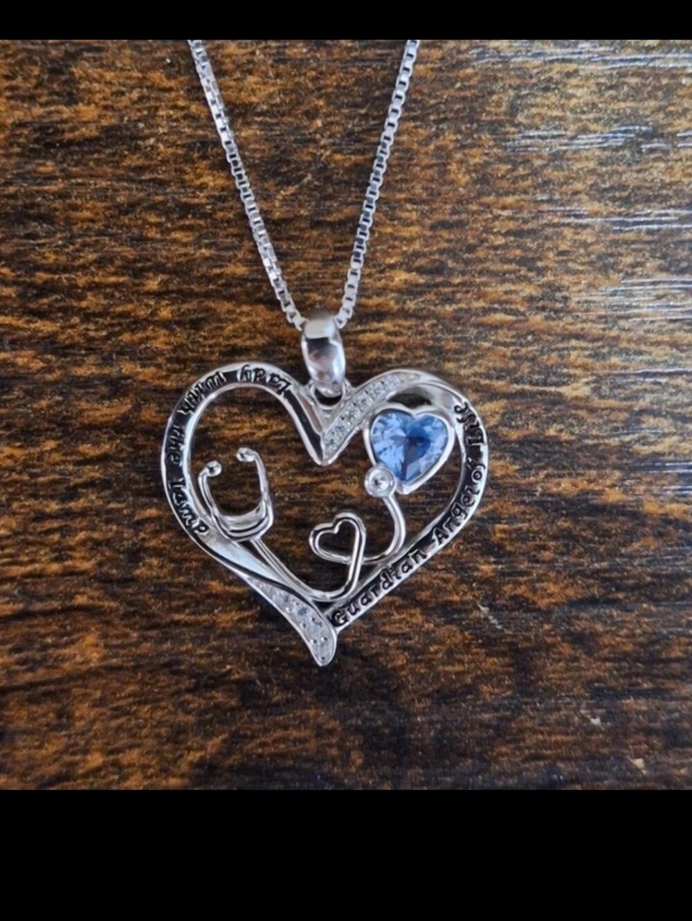 Beautiful Flpruy 925 Sterling Silver Graduation Pendant/Chain For Nurse/Ballerin